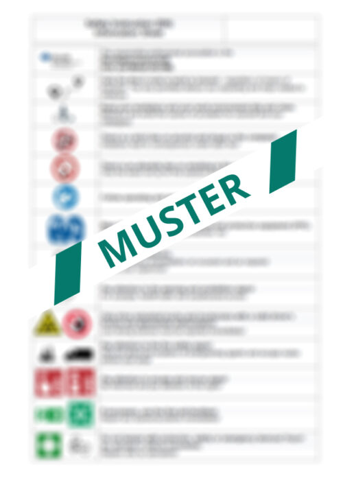 Unterweisungs(kurz)blatt - BGN (russisch) [Digital]